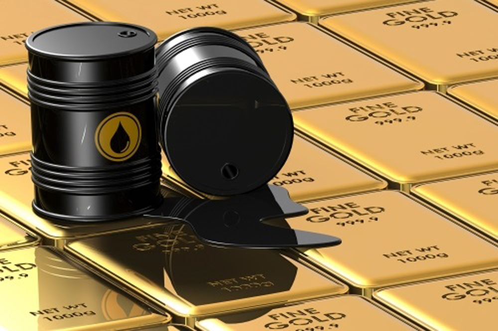 انخفاض أسعار الذهب وارتفاع النفط عالميا