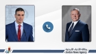 الملك يتلقى اتصالا هاتفيا من رئيس الوزراء الإسباني