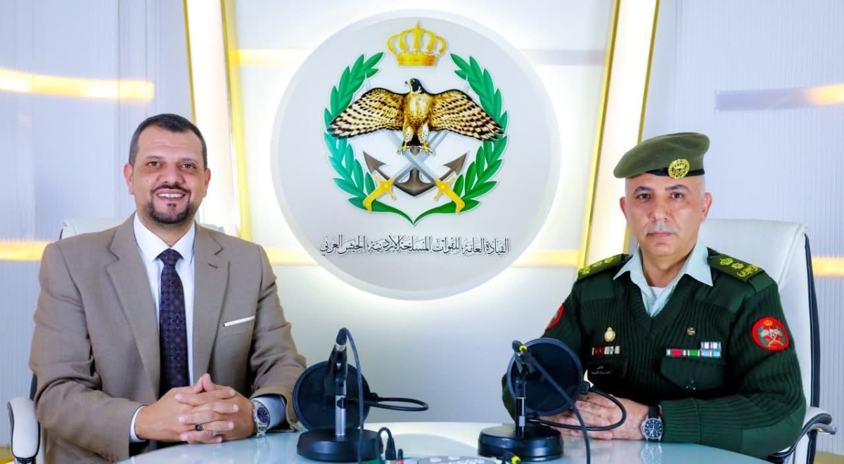 إذاعة الجيش العربي تستضيف القاضي أحمد نصيرات للحديث عن الاعتراف الجزائي