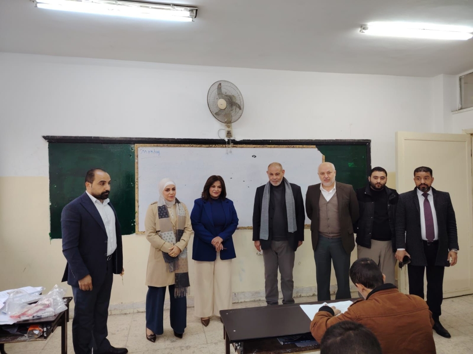 العجارمة تتفقد سير الاختبار البعدي في مدرستي جميل شاكر وأم حبيبة