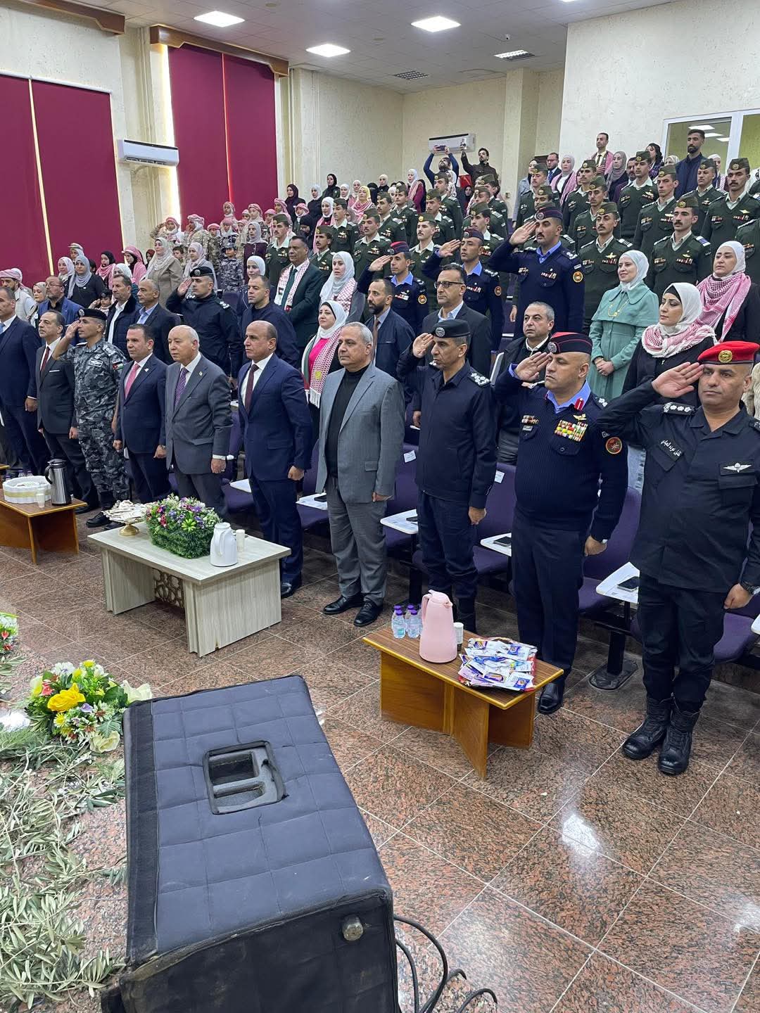 مدير شرطة الكرك يشارك في احتفال جامعة مؤتة بذكرى معركة الكرامة