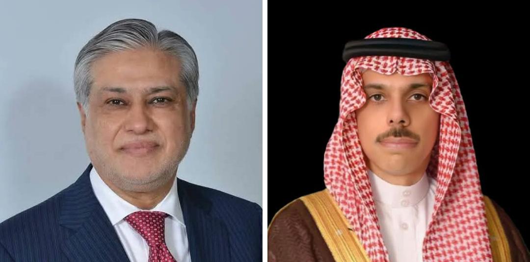 وزيرا الخارجية السعودي والباكستاني يستعرضان الأوضاع بمنطقة الشرق الأوسط