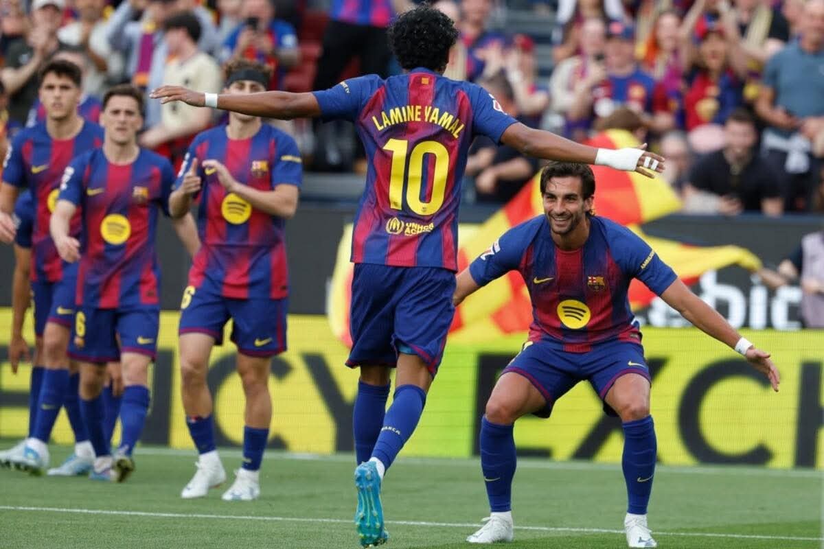 الدوري الاسباني: برشلونة يبتعد في الصدارة بفوزه العريض بديربي اسبانيول