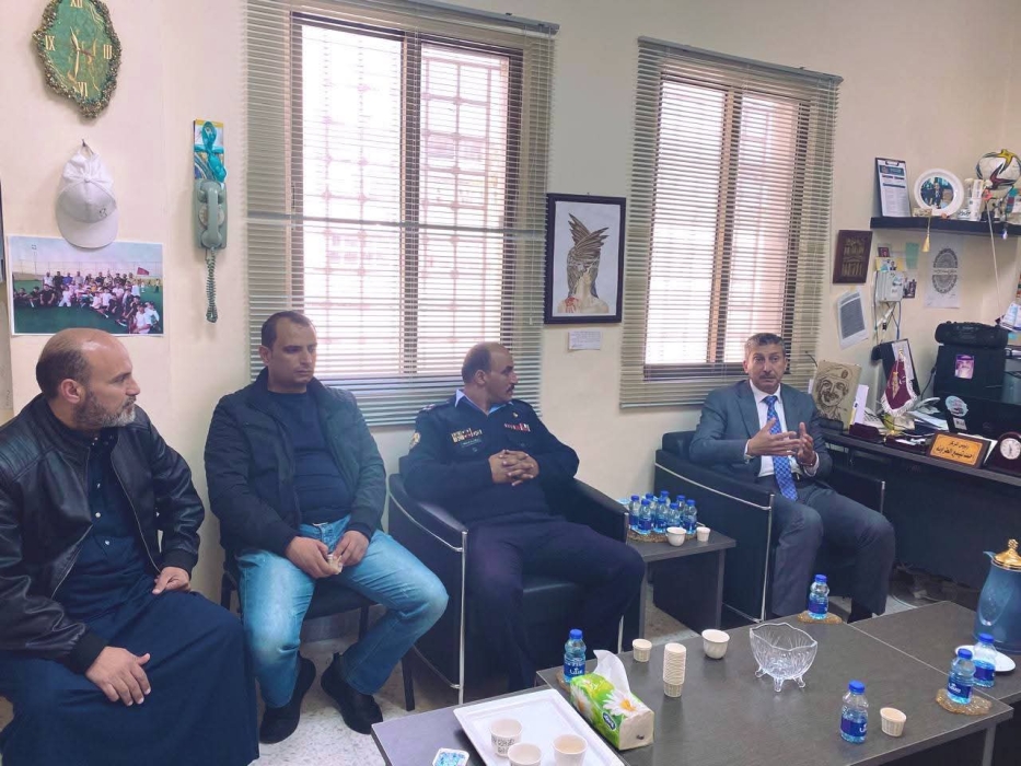 متصرف لواء مؤاب يتفقد مركز شباب وشابات مؤاب