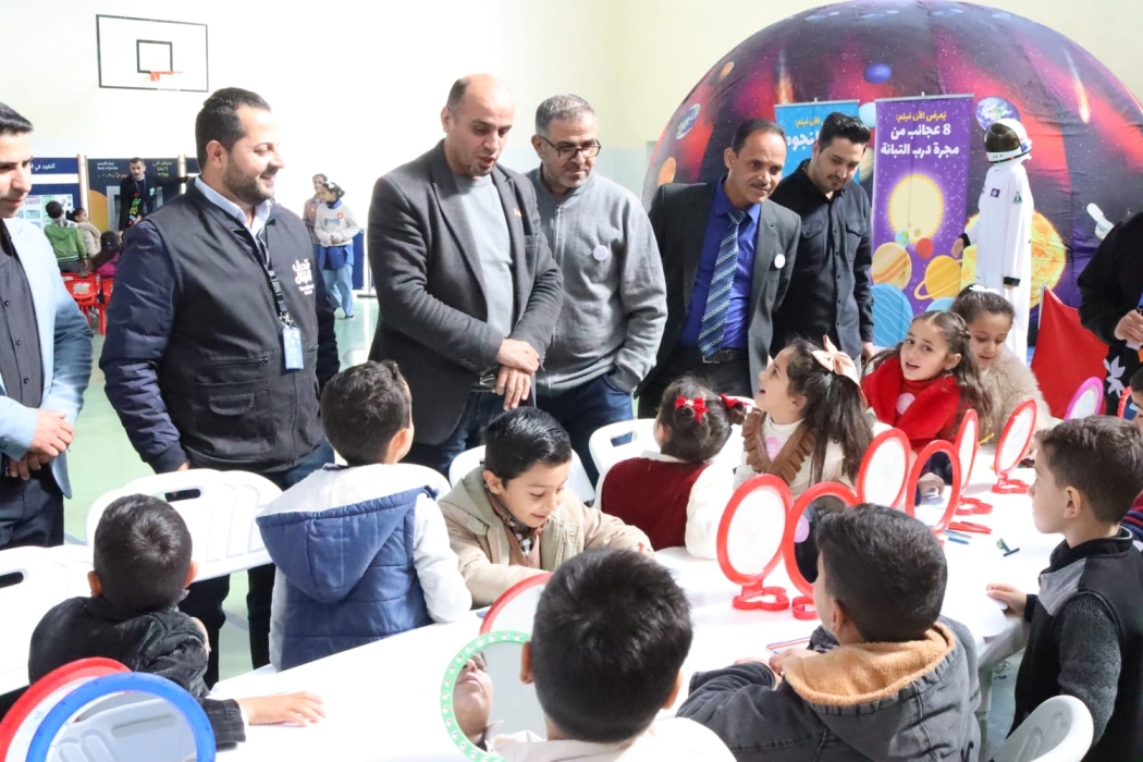 النعيمات يفتتح فعاليات متحف الطفل الاردني فس الصالة الرياضية