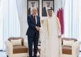 وزير الخارجية يبحث مع نظيره القطري آفاق تحقيق التهدئة الإقليمية