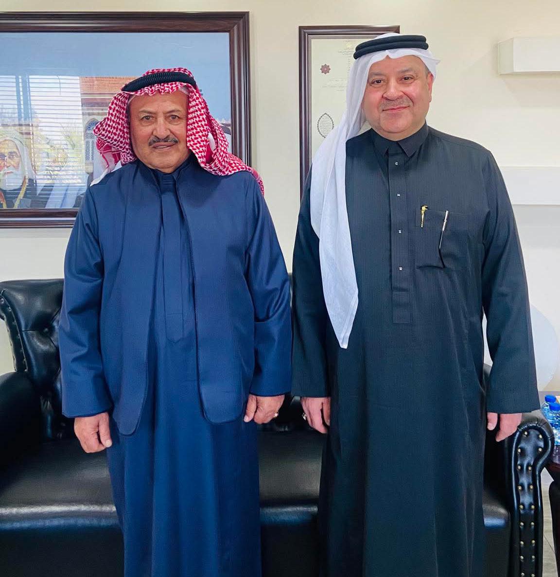 مستشار جلالة الملك لشؤون العشائر يستقبل رجل الأعمال  عباس حلاوة