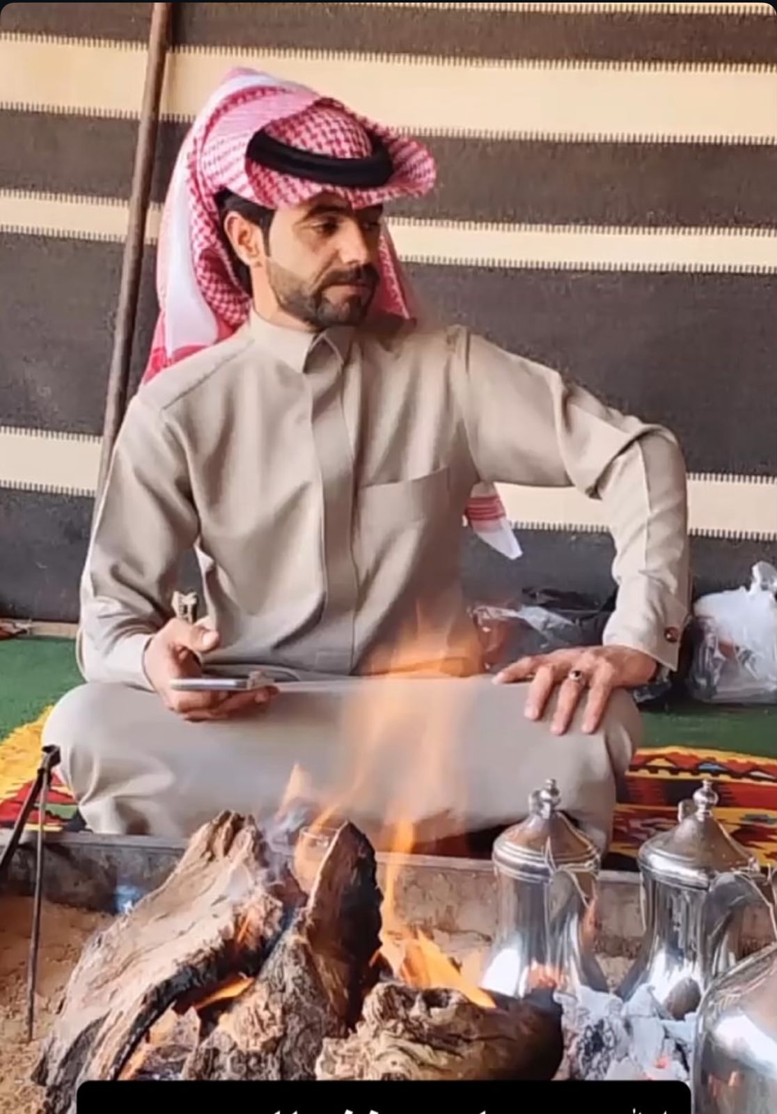 محمد عدنان أبوتايه ينعى ابن عمه رعد أبوتايه
