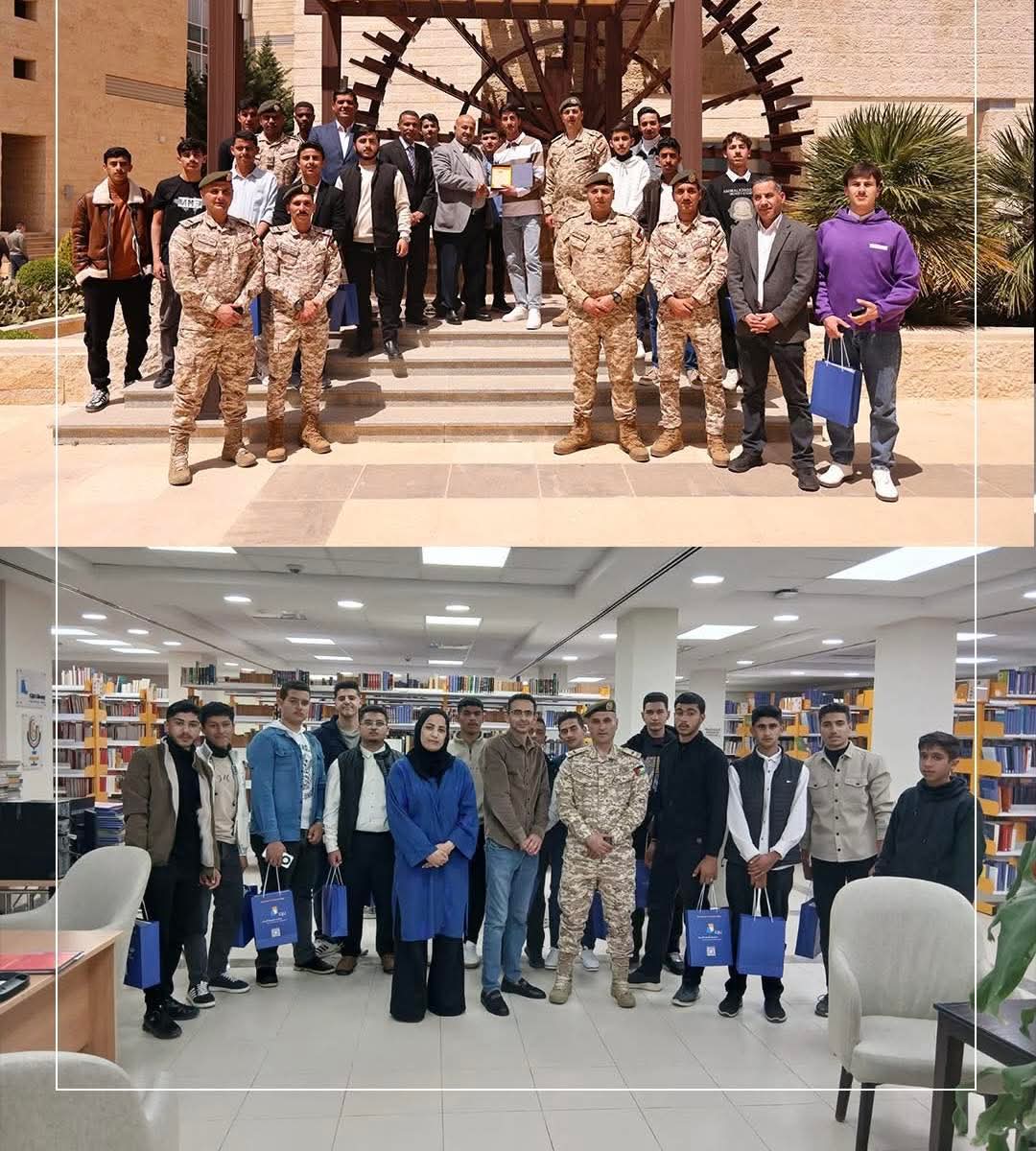 التربية والتعليم والثقافة العسكرية تنظّم زيارة لطلبة مدارسها إلى الجامعة الألمانية الأردنية ....صور