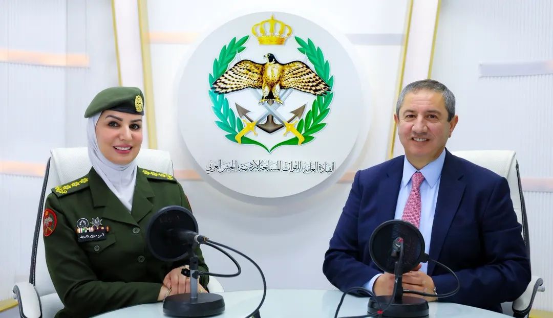 إذاعة الجيش العربي تستضيف العين حيا اسليم القرالة في برنامج على العهد