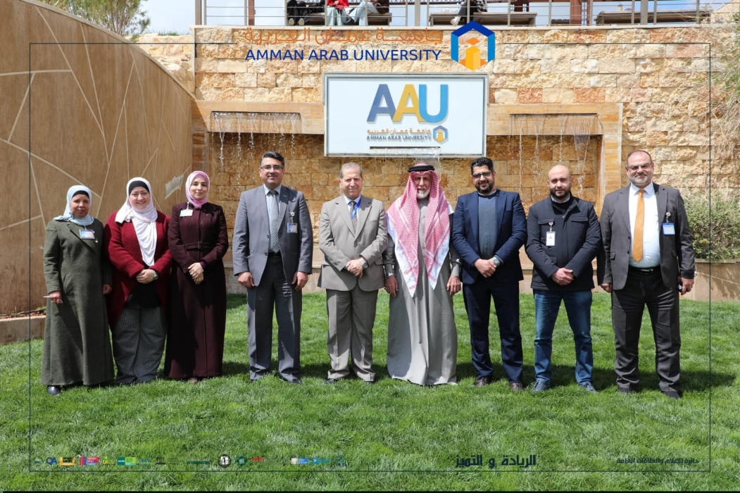 رئيس جامعة عمان العربية يستقبل وفداً من جمعية قطر الخيرية لبحث آفاق التعاون المشترك