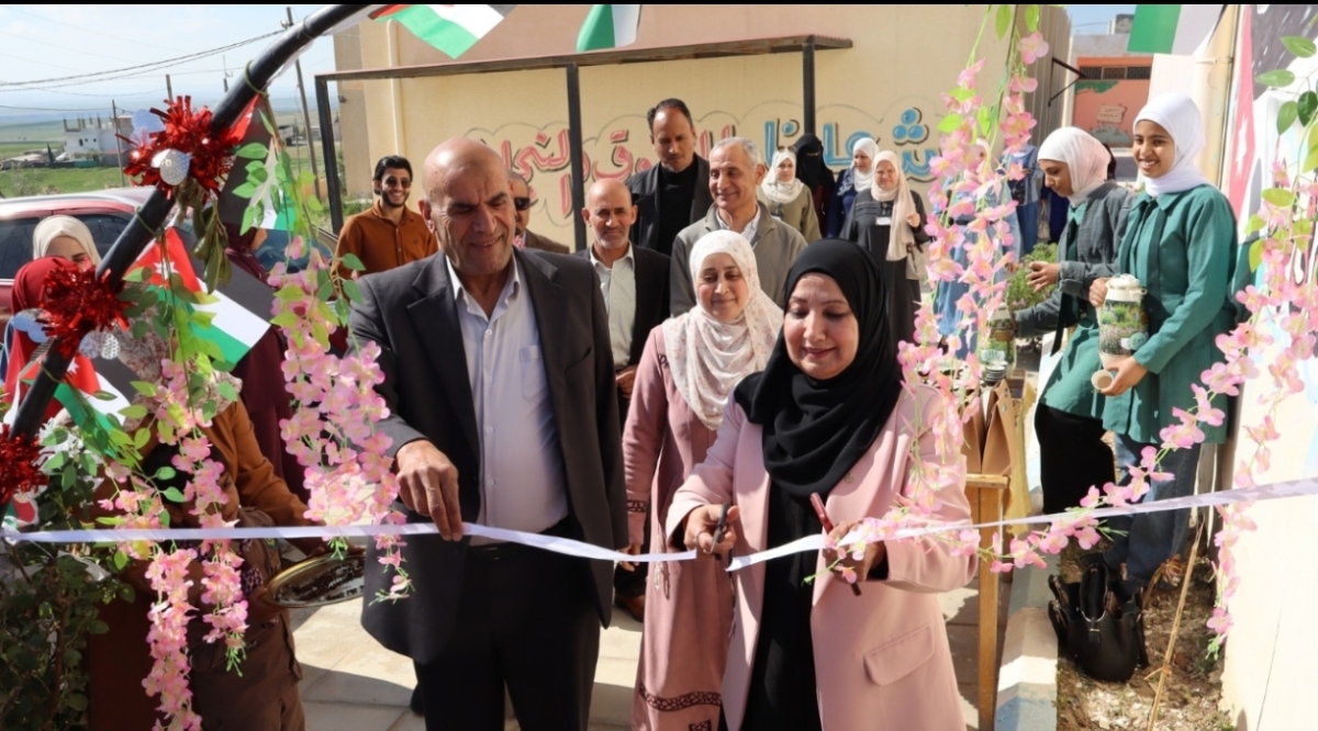 بني عطية تفتتح معرض بصمة إبداع والحديقة الطبية في مدرسة اريحا وأبو ترابه الاساسية المختلطة
