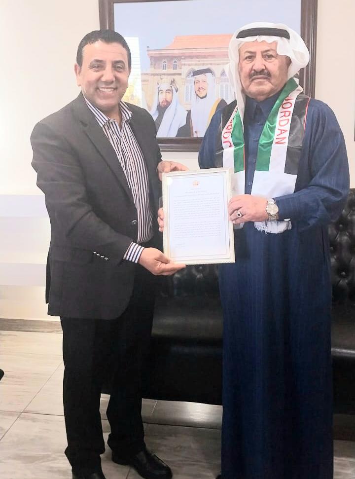 البلوي يستقبل الناشط السياسي أحمد الزيود ويؤكدان على الدور الأردني الداعم للقضايا العربية