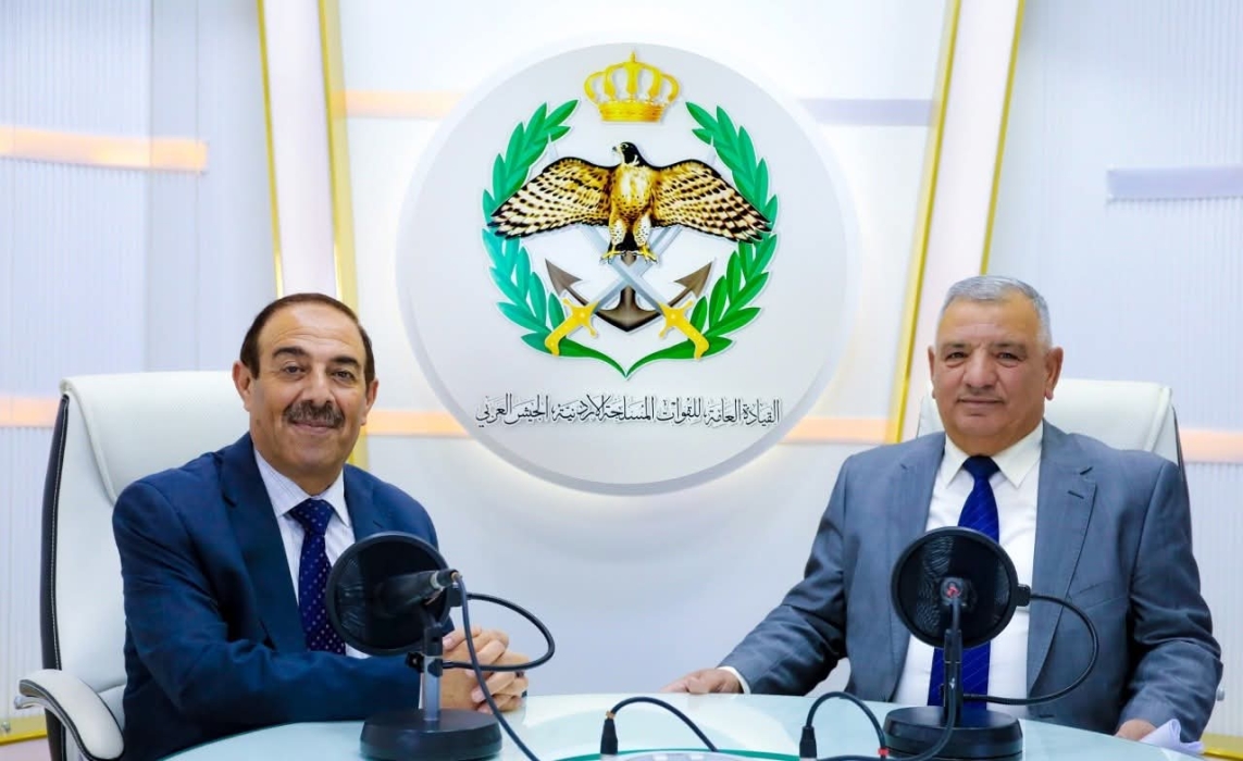 العميد الركن المتقاعد أحمد الرحامنة ضيف برنامج مع المتقاعدين العسكريين على إذاعة الجيش العربي