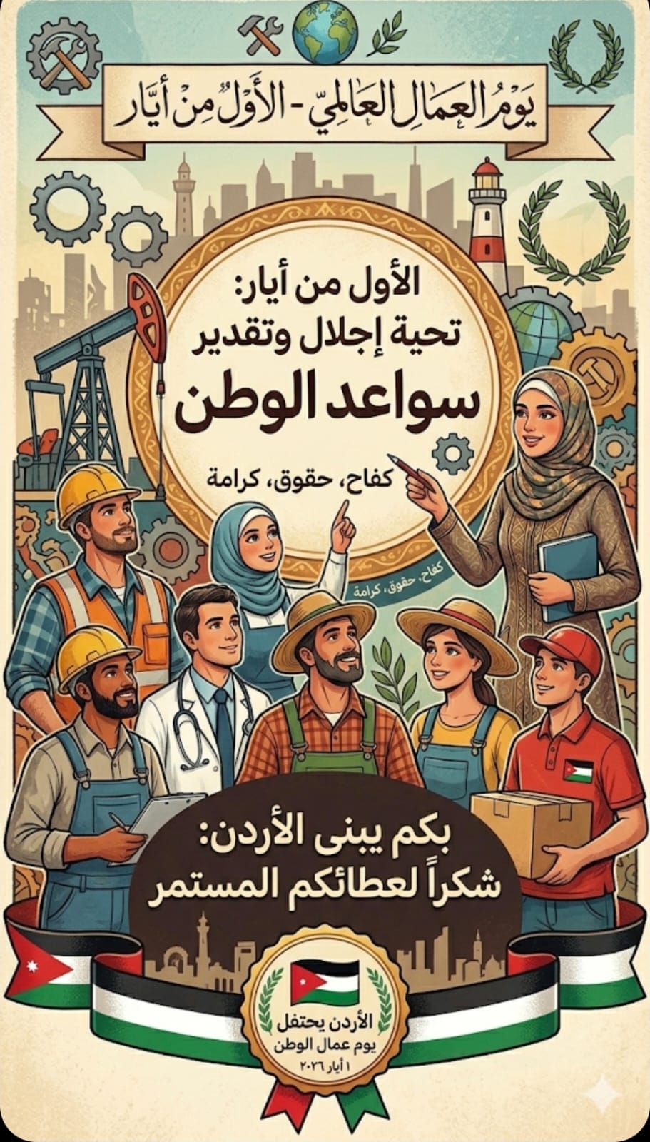 سنابل الخير وبيارق العطاء : تحية لفرسان الإنجاز في يوم الوفاء