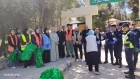 مركز شباب وشابات الجزازة يشارك في حملة تطوعية للحد من الإلقاء العشوائي للنفايات