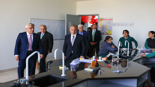 رئيس الوزراء يفتتح مدرسة مرو الثانوية للبنات في لواء قصبة إربد