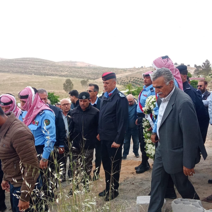 تشييع جثمان العميد المتقاعد وليد سليمان سلمان الصعوب