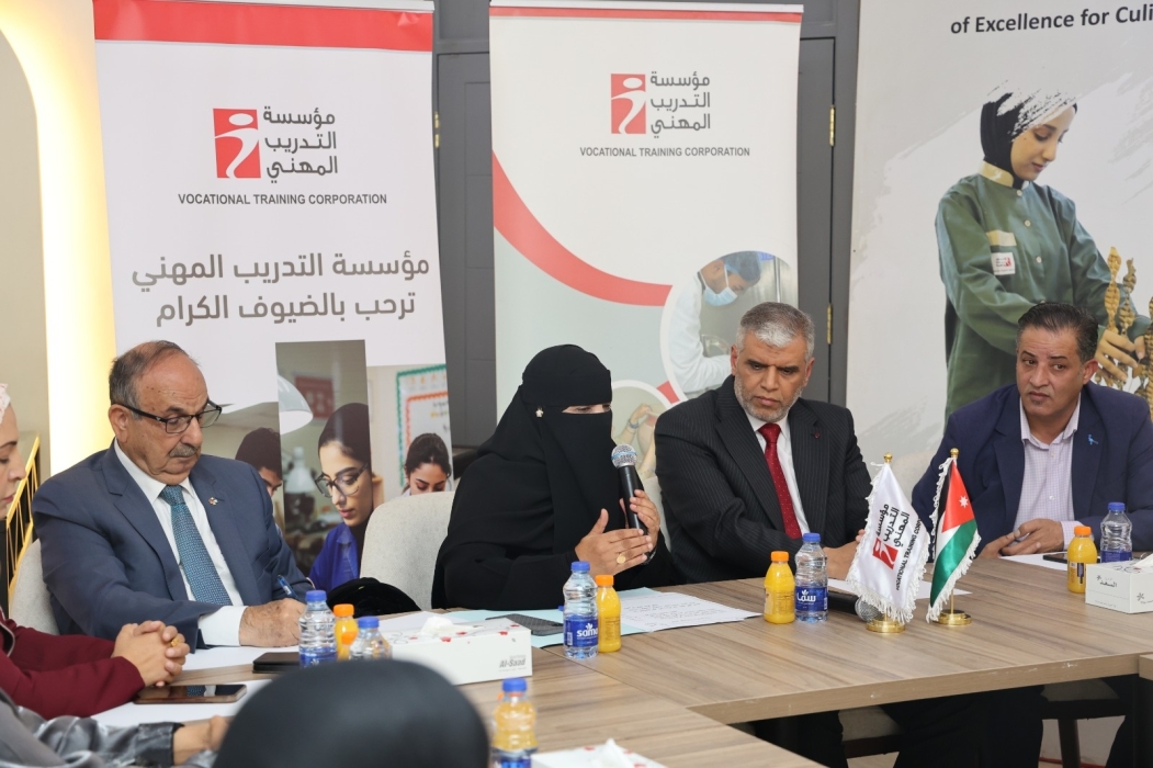 النائب فليحة الخضير تطّلع على برامج معهد تدريب مهني مادبا