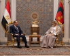 سلطان عمان والرئيس المصري يبحثان عددا من القضايا التي تشهدها المنطقة