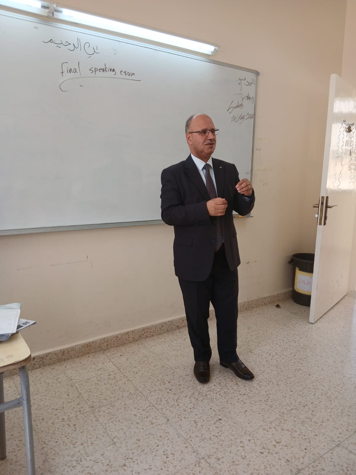 السفاسفة في  زيارة ميدانية  لمتابعة سير الاختبارات الصف الثالث  في مدرسة الفيصلية الثانوية للبنات