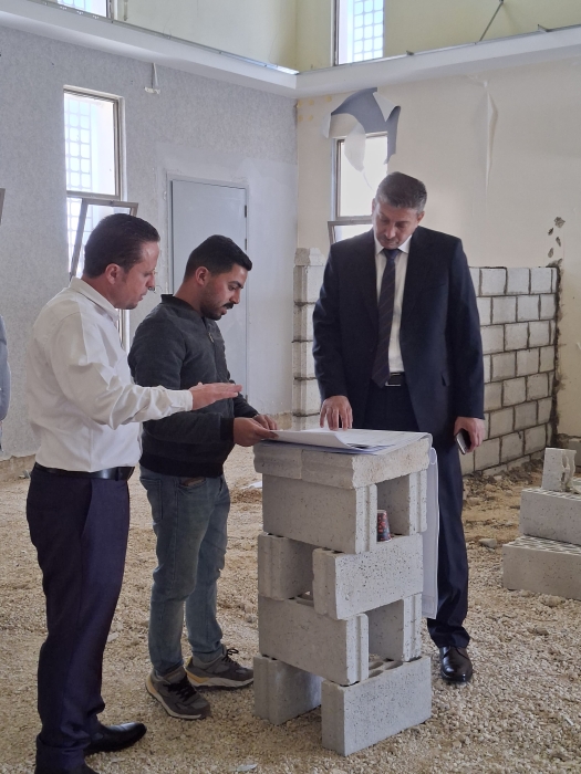 زيارة تفقدية لمتصرف لواء مؤاب لمركز شباب وشابات مؤاب للاطلاع على استعدادات إنشاء “محطة مستقبل مؤاب”