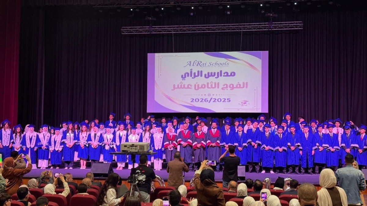 أبو عمارة يرعى تخريج الفوج الثامن عشر من طلبة مدارس الرأي
