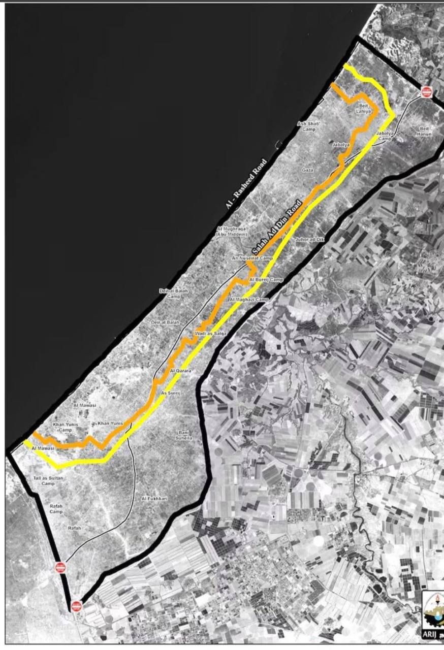تفاصيل جديدة حول “الخط البرتقالي” في غزة