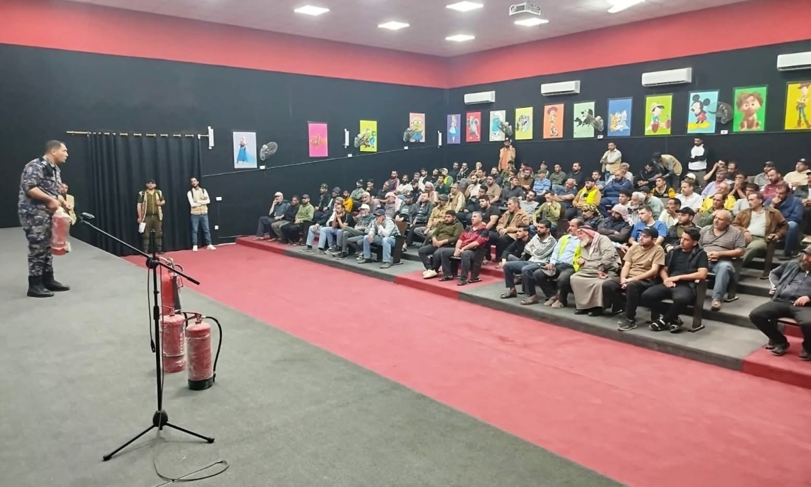 الشرطة المجتمعية في مديرية شؤون اللاجئين السوريين تنفذ أنشطة مجتمعية وتوعوية