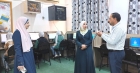 بني عطية تتفقد سير الاختبار الوطني لضبط نوعية التعليم للصف التاسع في عدد مدارس تربية القصر