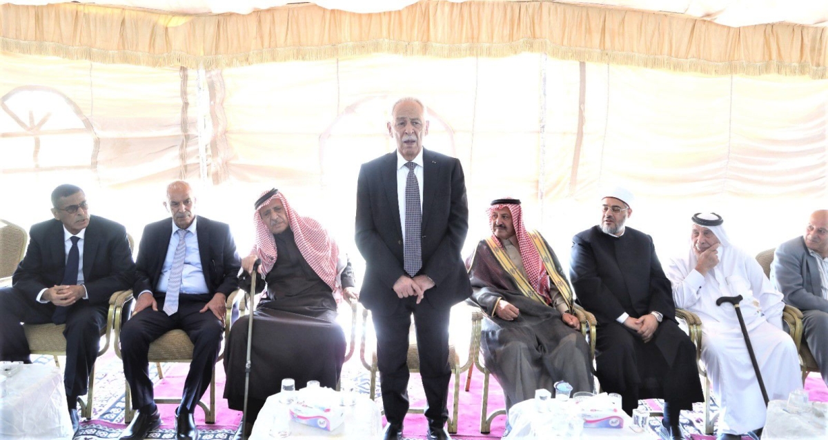 *مندوبا عن الملك وولي العهد.. العيسوي يعزي عشيرة الزيادات  عباد وآل أبو أحمده*