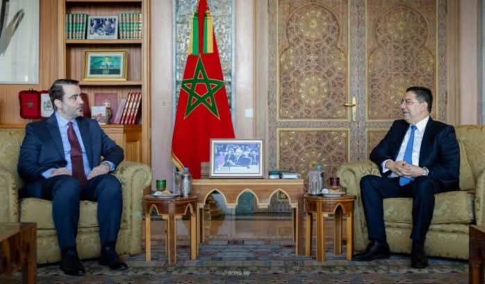 وزيرخارجية المغرب يبحث مع نظيره السوري تعزيز التعاون الثنائي