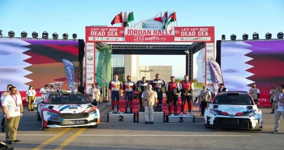 الأمير فيصل يتوج الفائزين في رالي الأردن الدولي