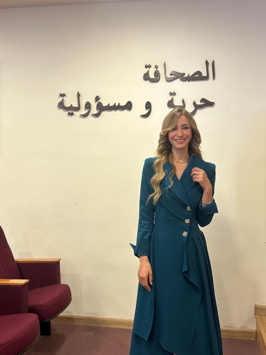 الصحفية الأردنية مي العناتي  تؤدي القسم القانوني أمام مجلس نقابة الصحفيين الأردنيين