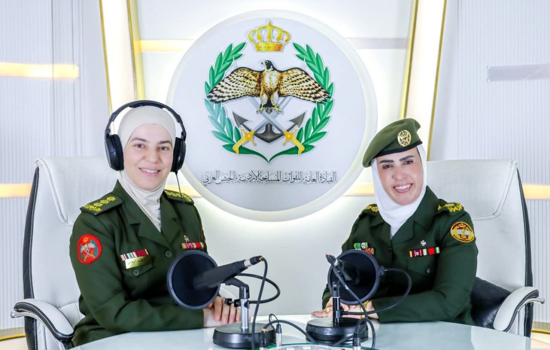 النقيب فريال الشوبكي ضيفة برنامج نشميات على إذاعة الجيش العربي