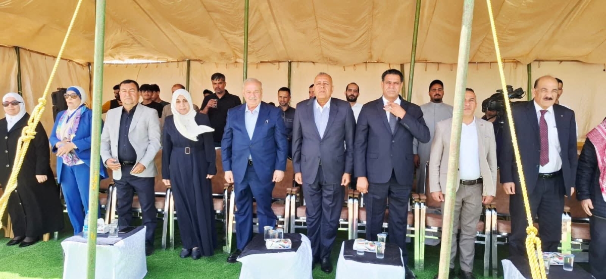 الجبور يرعى وضع حجر الأساس لمسجد المرحوم أحمد يوسف المليطي في مادبا...صور