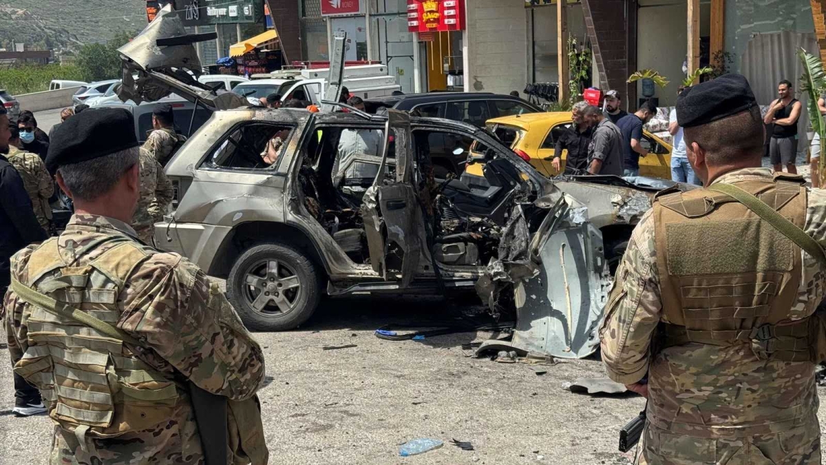 إصابة عسكريين لبنانيين جراء استهداف طائرة مسيرة إسرائيلية لسيارتهما في النبطية