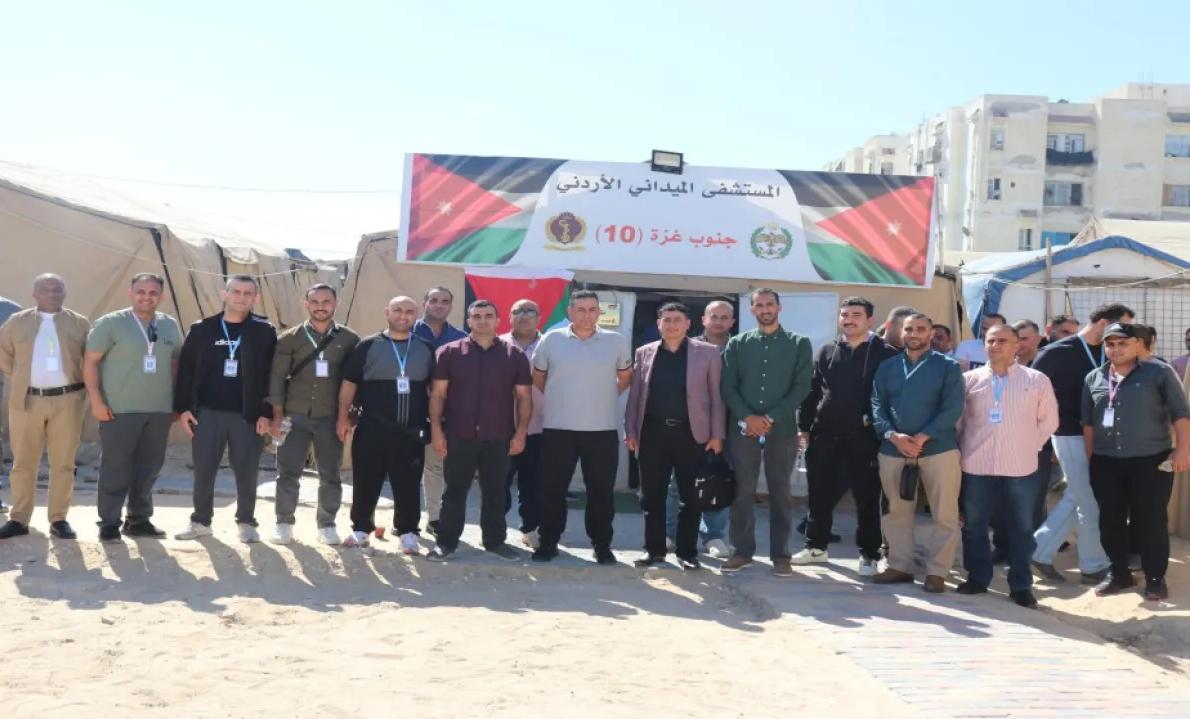 الجيش يعزز المستشفى الميداني الأردني في تل الهوى بكوادر جديدة