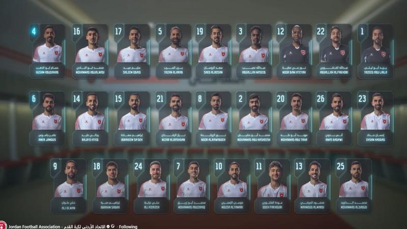 إعلان قائمة النشامى لنهائيات كأس العالم 2026