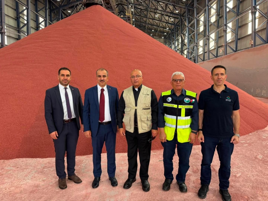 السفير التركي يزور مصانع البوتاس العربية في غور الصافي ويطّلع على مشاريع وخطط الشركة