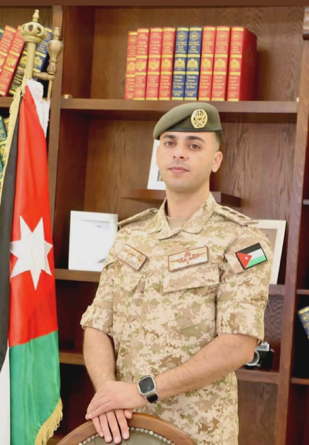 إرادة ملكية سامية بترفيع بهاء عيسى العبادي إلى رتبة نقيب