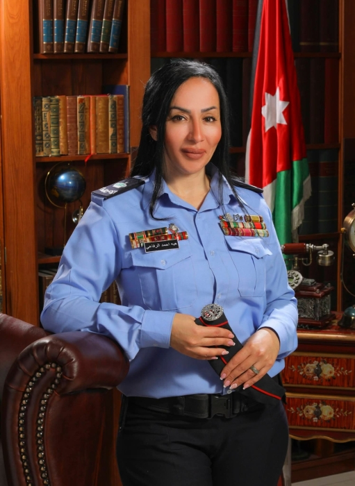 إرادة ملكية سامية بترفيع هبه احمد الرفاعي إلى رتبة رائد
