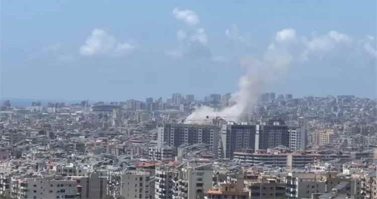 إسرائيل تفجر الأوضاع وتقصف ضاحية بيروت مجددا قبيل توقيع اتفاق بين ترامب وإيران