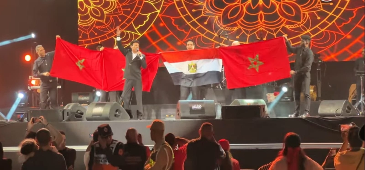 سعد الصغير يحتفل بنجاح حفله في موازين: تحية لشعب المغرب العظيم والتنظيم كان رائعًا