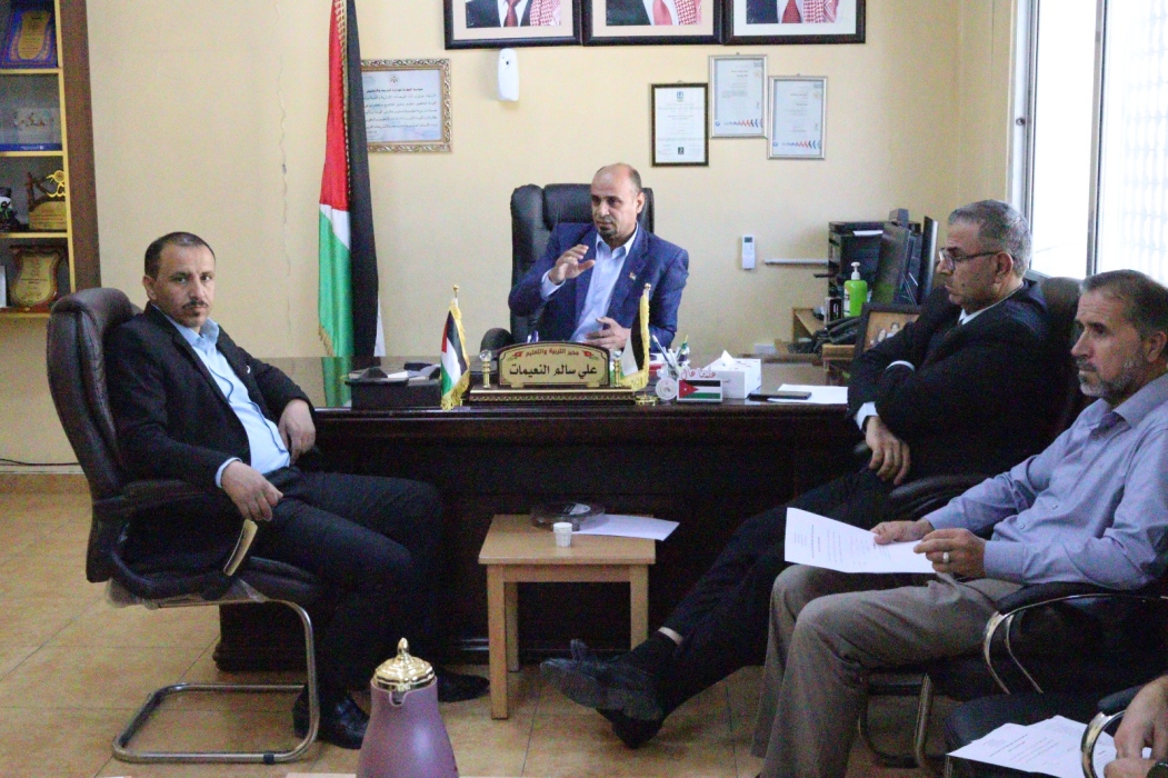النعيمات يلتقي بضباط الجودة العاملين في امتحان الثانوية العامة
