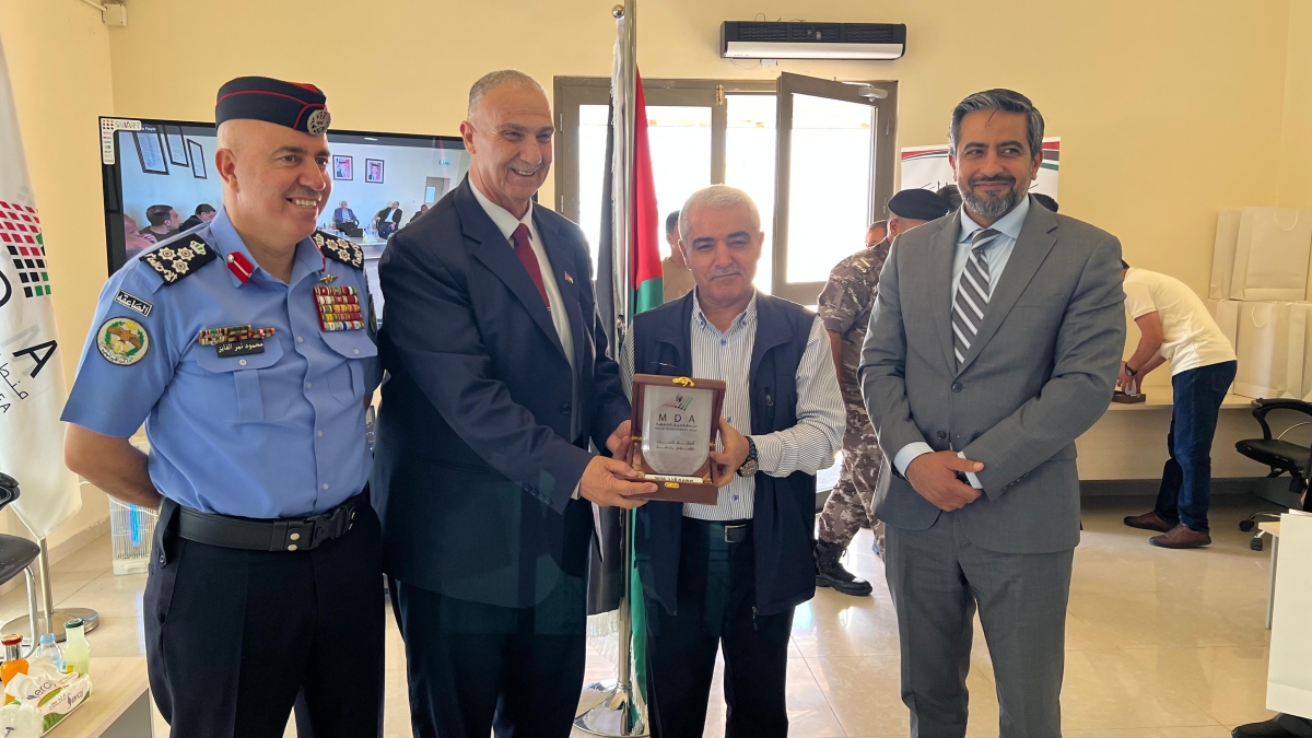 تكريم مدير مكتب التلفزيون الأردني في معان رعد عوجان تقديراً لمسيرته الإعلامية المتميزة