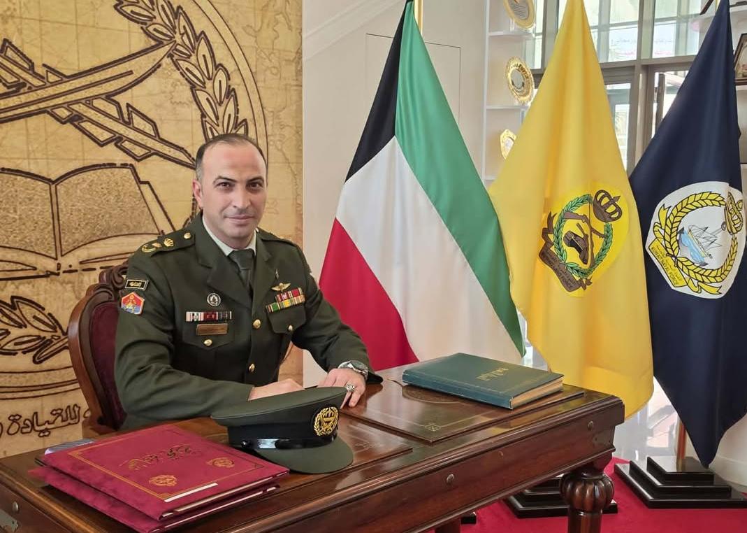 المقدم الركن خالد النصيرات ينال درجة الماجستير في العلوم العسكرية من الكويت
