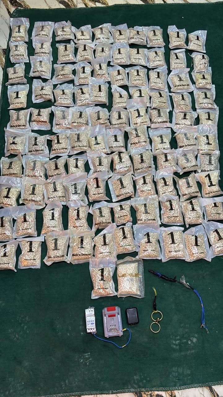 المنطقة العسكرية الشرقية تحبط محاولتي تهريب كمية كبيرة من المواد المخدرة بواسطة بالونات