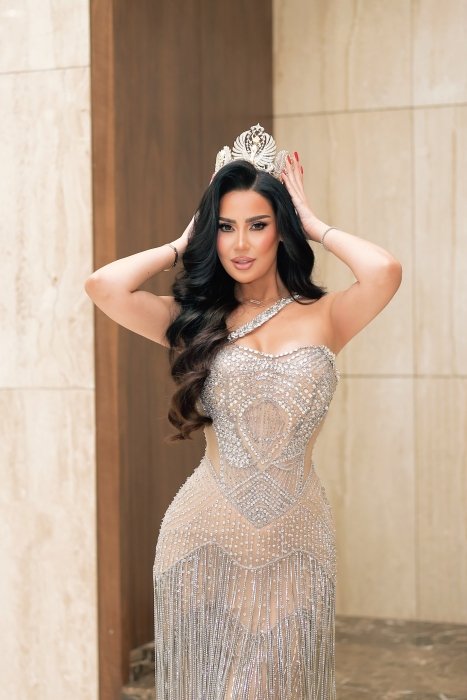 بعد تتويجها بلقب ملكة جمال مصر.. سما كامل تحصد درع التميز في مهرجان  International Fashion Awards