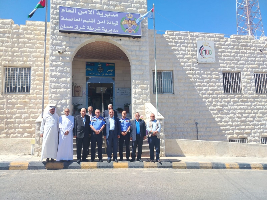 مجلس محلي أمن سحاب يهنئ العميد زياد النسور بتسلمه إدارة شرطة شرق عمّان